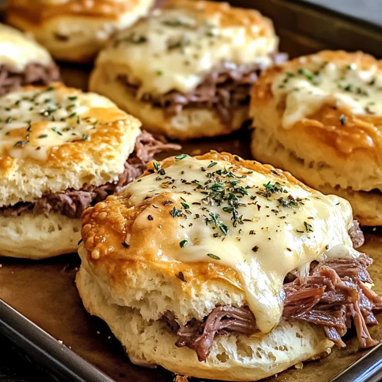 Baked French Dip Biscuits Recipe: A Comforting, Family-Friendly Meal