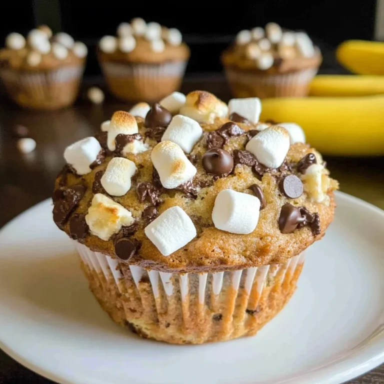Banana S’mores Muffins