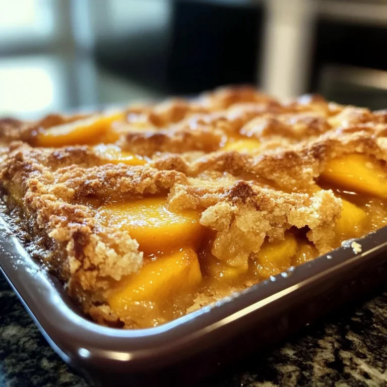 Divine Brown Butter Peach Cobbler: 5-Ingredient Magic
