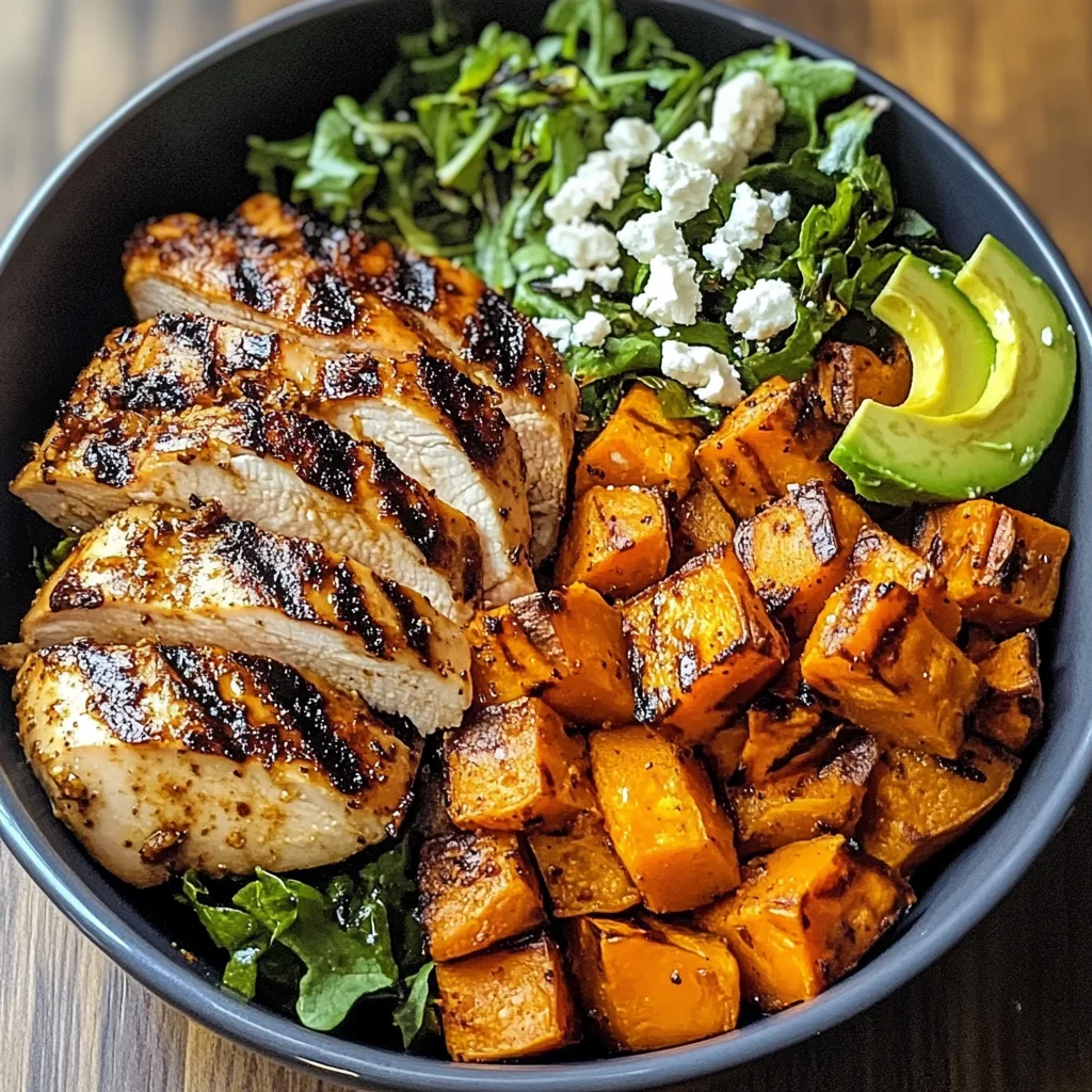 Grilled Chicken & Sweet Potato Bowl