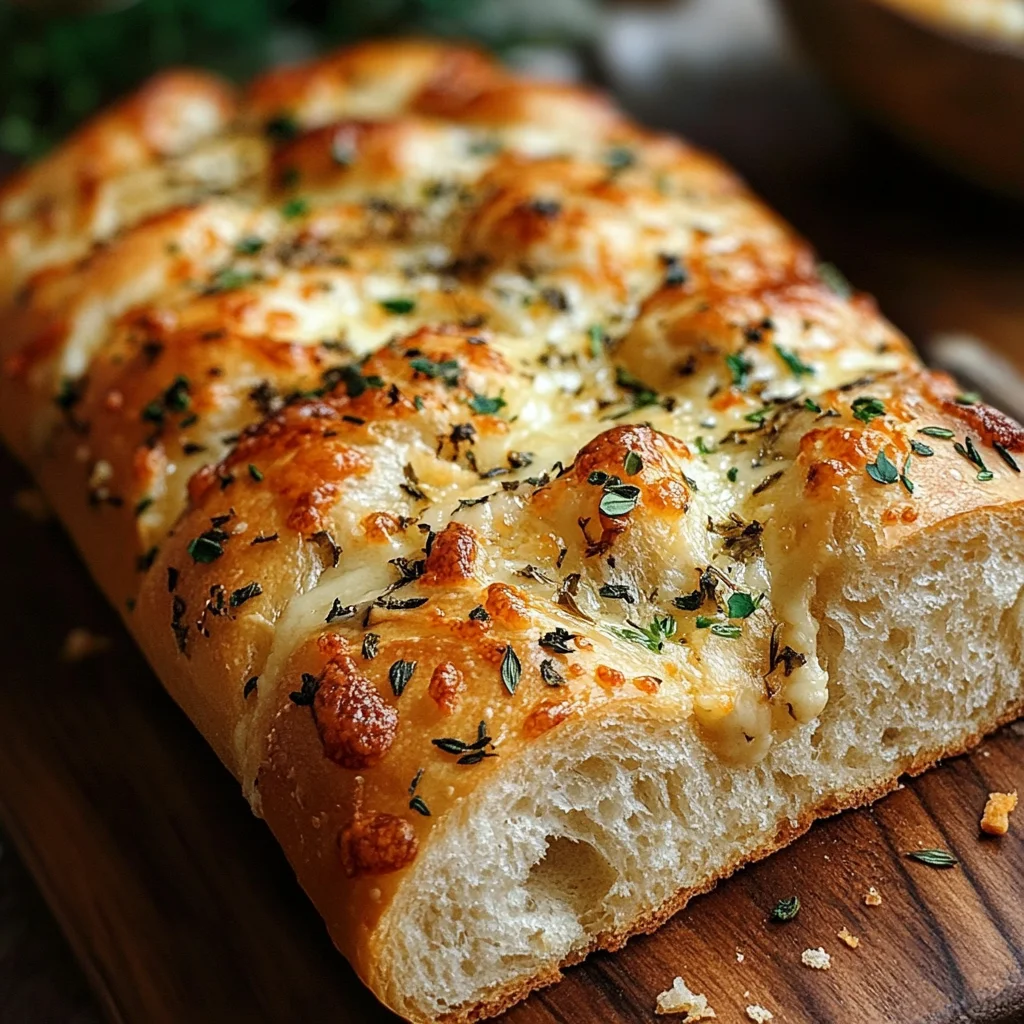 Italian Herbs and Cheese Bread
