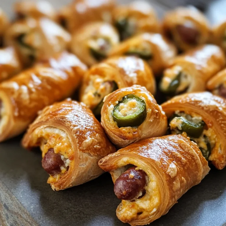 Jalapeno Popper Pigs in a Blanket