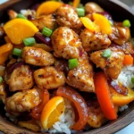Juicy Blackstone Orange Chicken