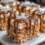 Salted Caramel Rice Krispie Treats: A Sweet & Salty Indulgence