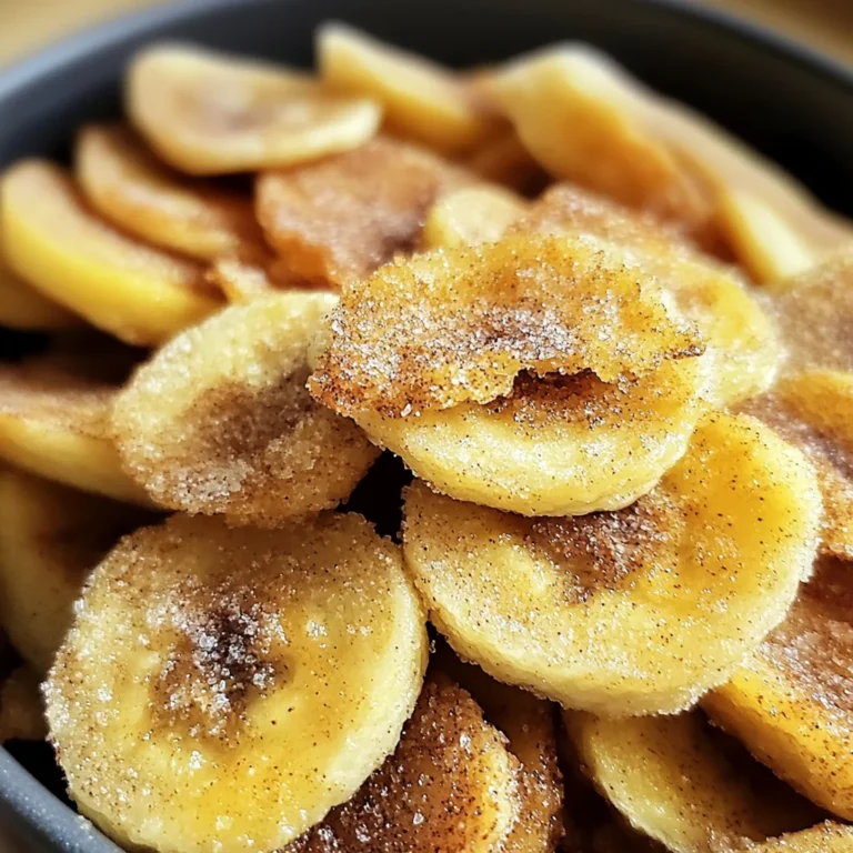 Air Fryer Cinnamon Banana Chips