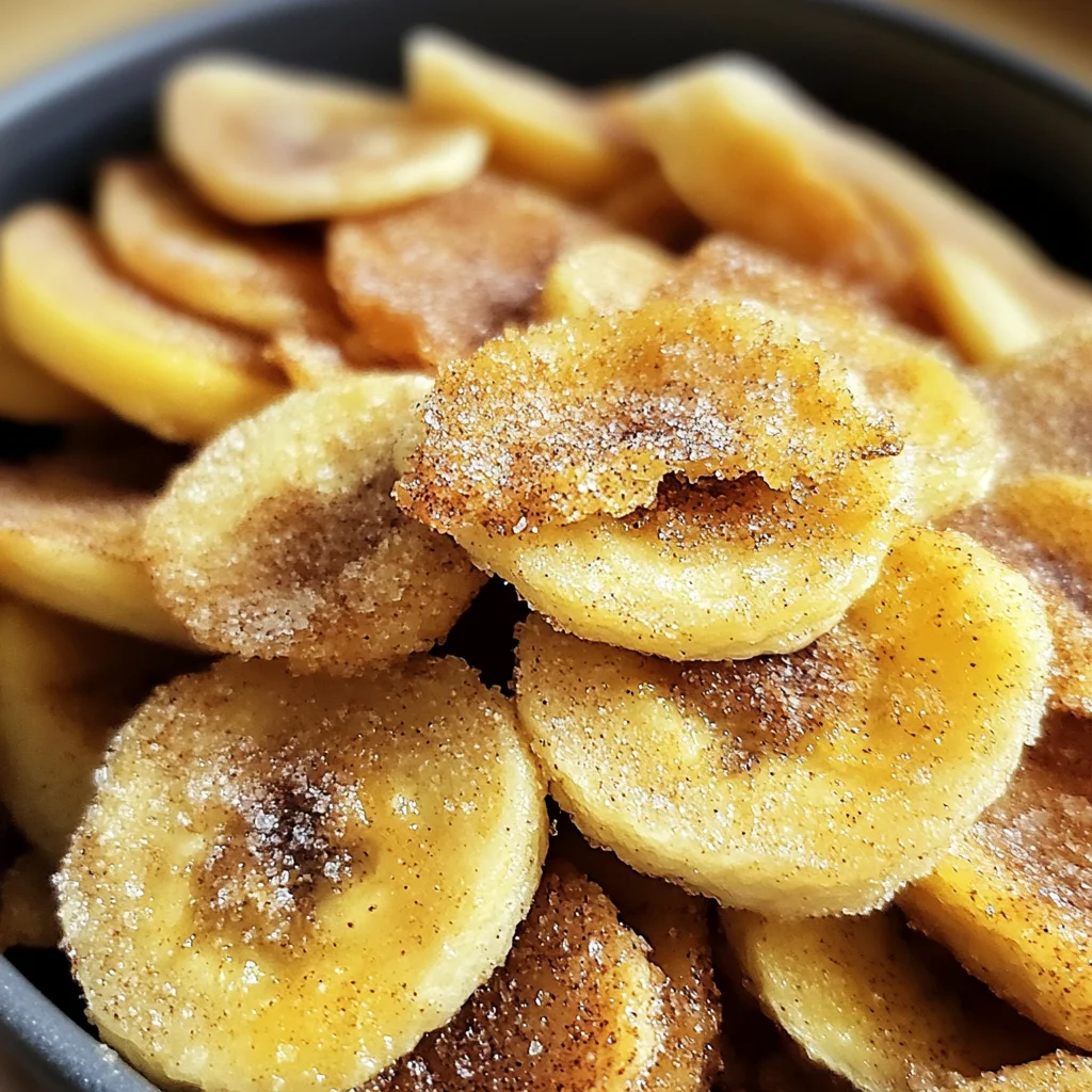 Air Fryer Cinnamon Banana Chips