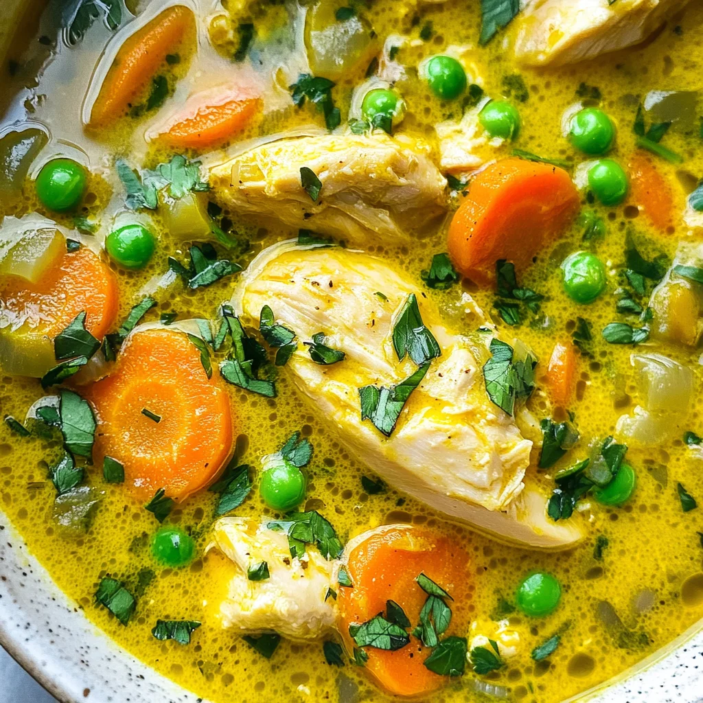 Anti Inflammatory Turmeric Chicken Soup