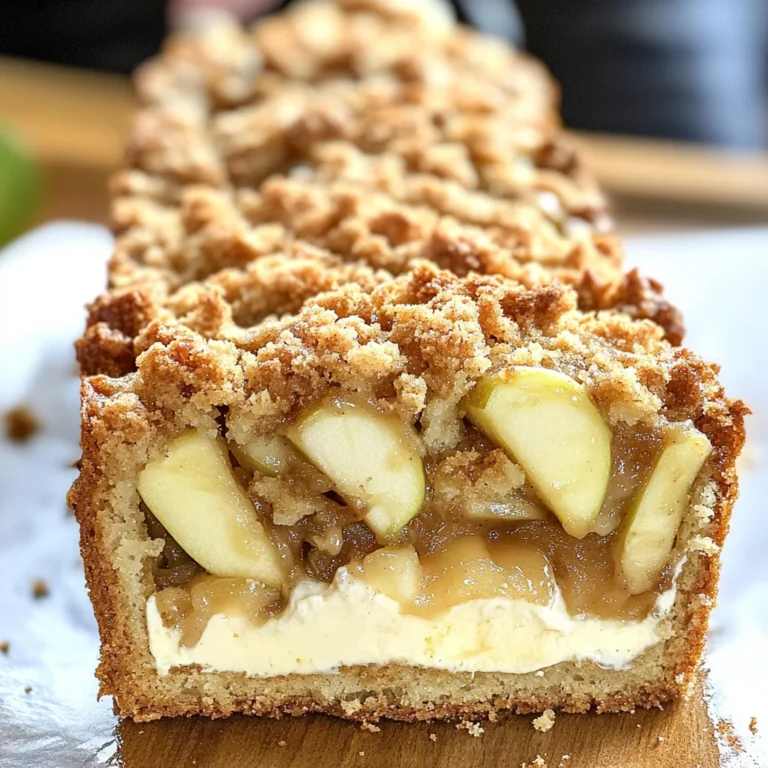 Apple Crisp Cheesecake Bread
