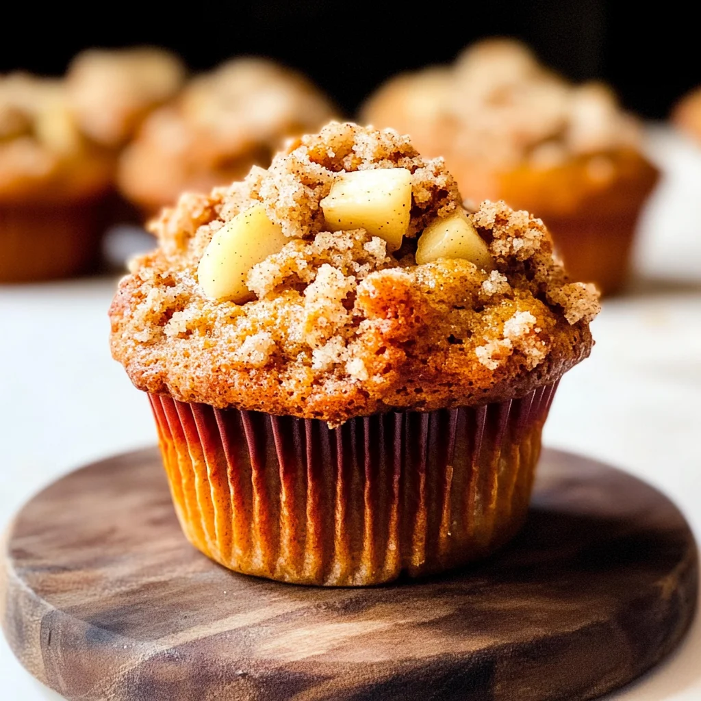 Apple Pumpkin Streusel Muffins Small Batch