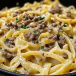Beef and Garlic Butter Pasta recipe