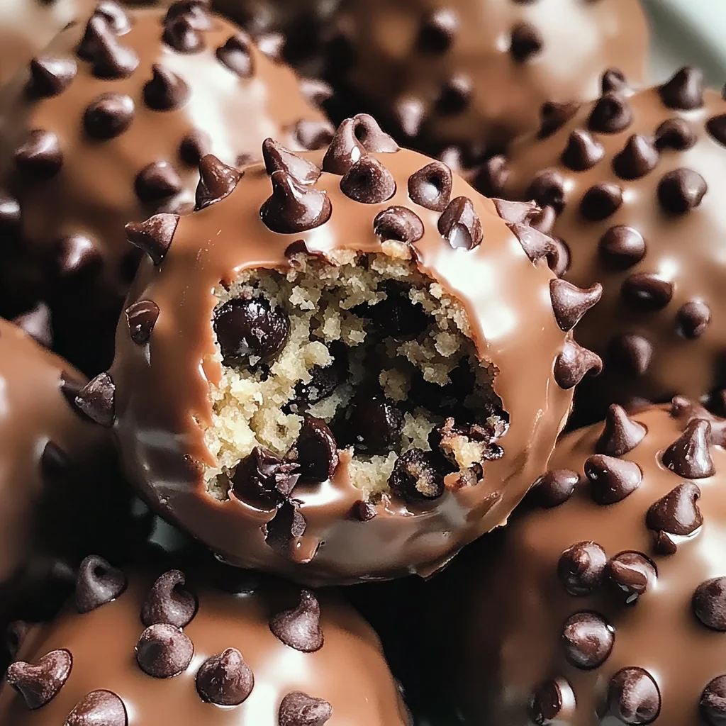 Chocolate Chip Cookie Dough Protein Balls!