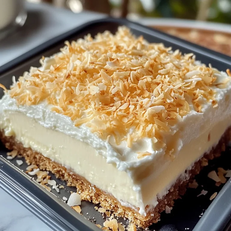 Coconut Cream Lush: A Creamy, No-Bake Dessert for Every Occasion