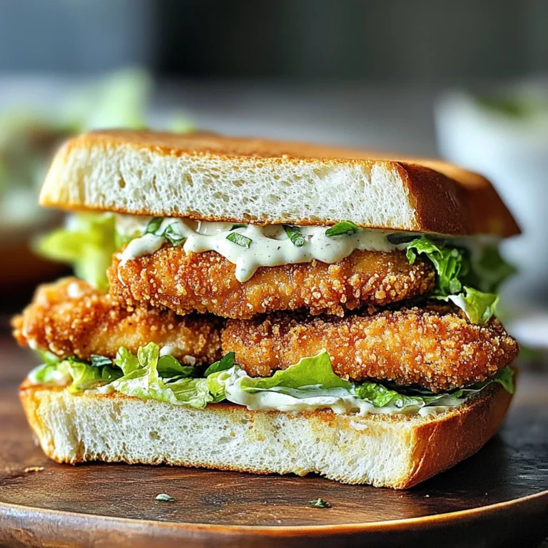 Crispy Chicken Caesar Sandwich: A Delicious Twist on a Classic Favorite
