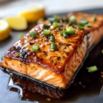 Crispy Honey Garlic Glazed Salmon Recipe