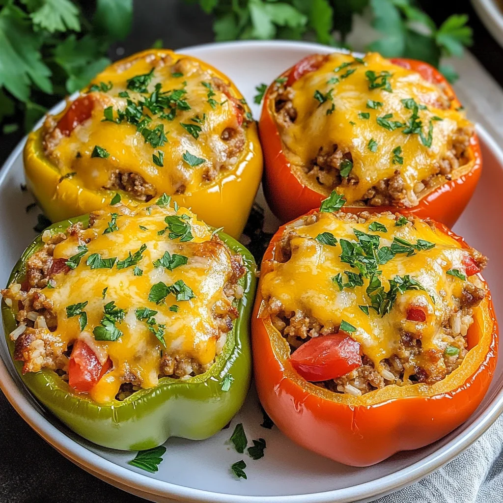 Easy Stuffed Bell Peppers Recipe