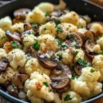 Garlic Cauliflower Mushroom Skillet: Quick & Delicious Dish
