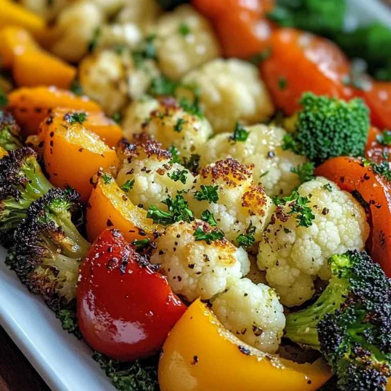 Garlic Roasted Vegetables