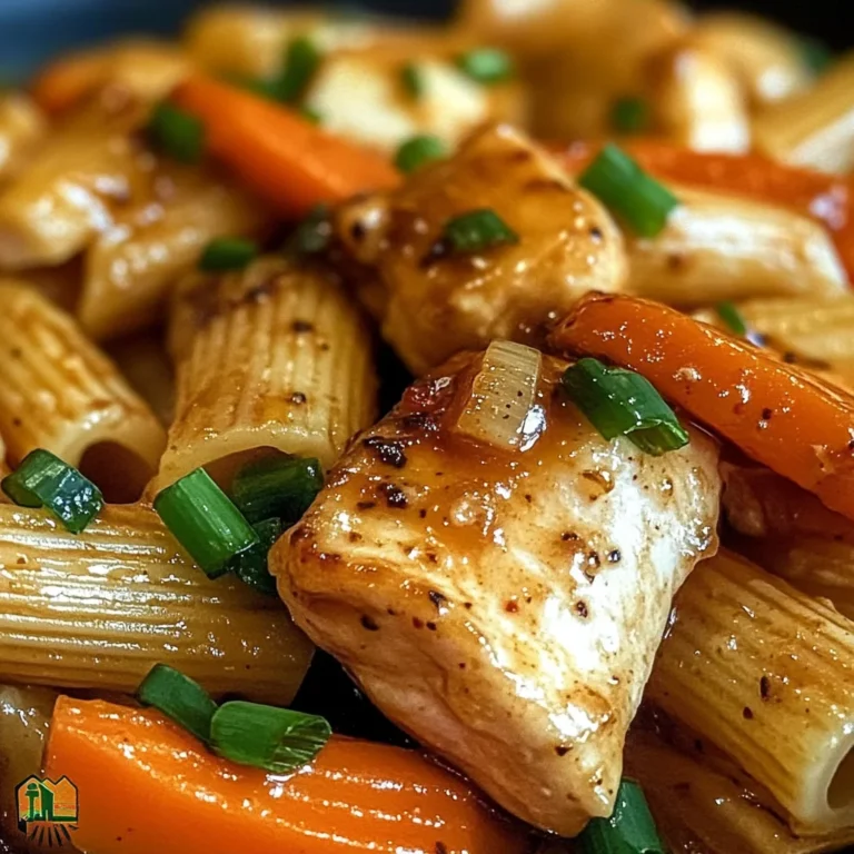 Honey Pepper Chicken Panini Pasta