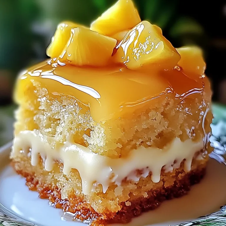 Juicy Pineapple Heaven Cake
