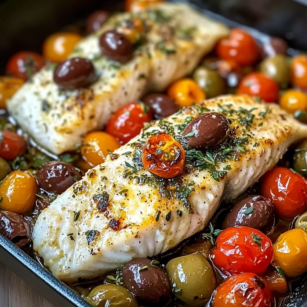 Mediterranean Baked Fish