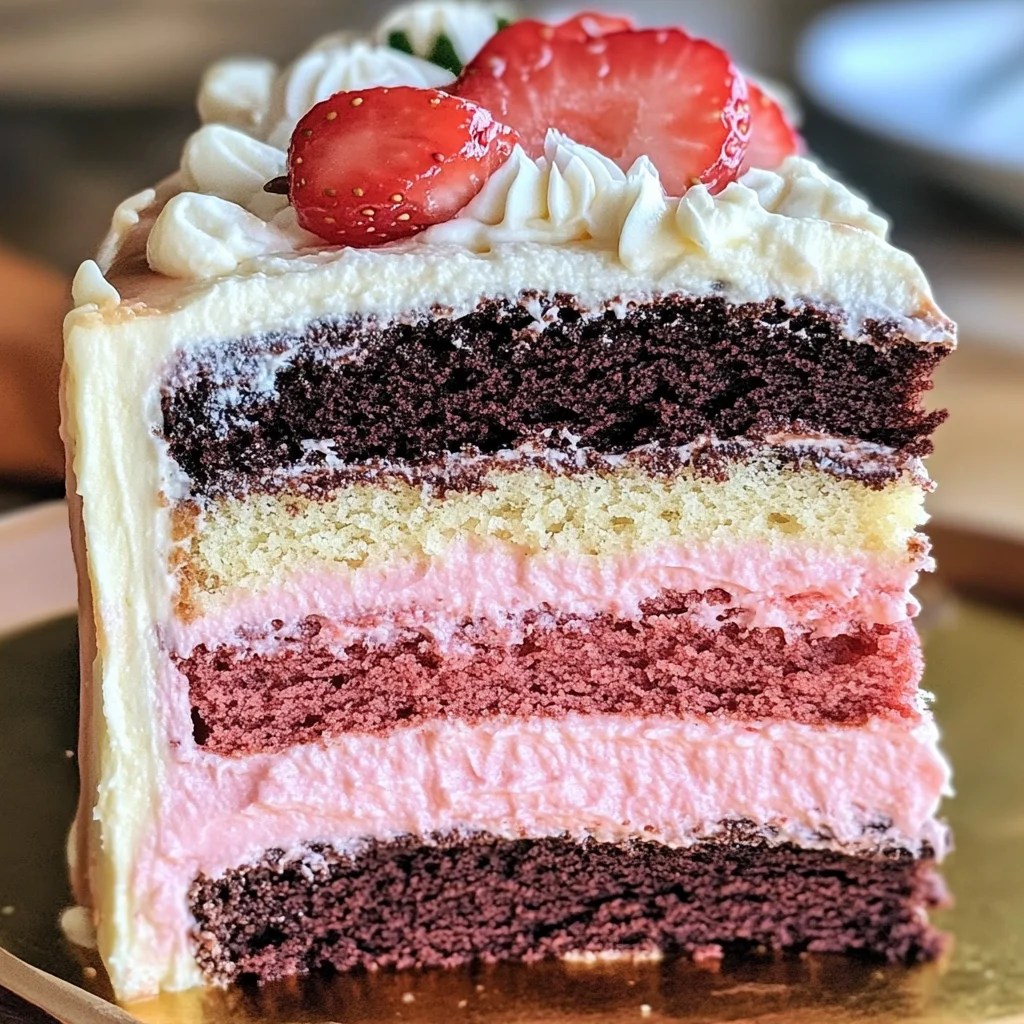 Neapolitan Cake