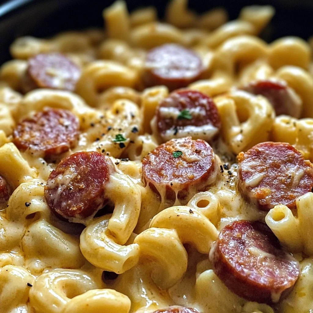 One-Pot Kielbasa Mac and Cheese