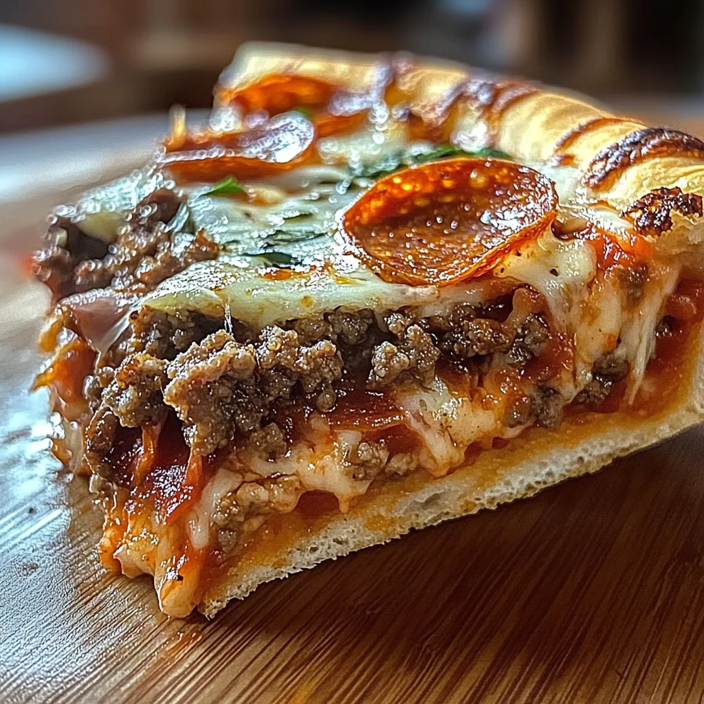 Pizza Burger Pie: A Delicious Twist on Classic Flavors