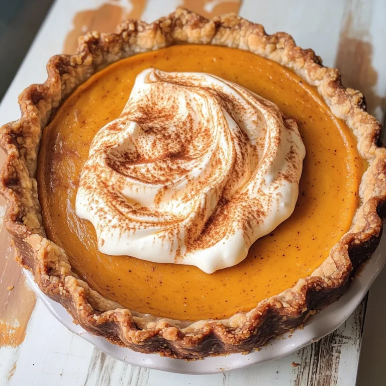 Pumpkin Mascarpone Pie