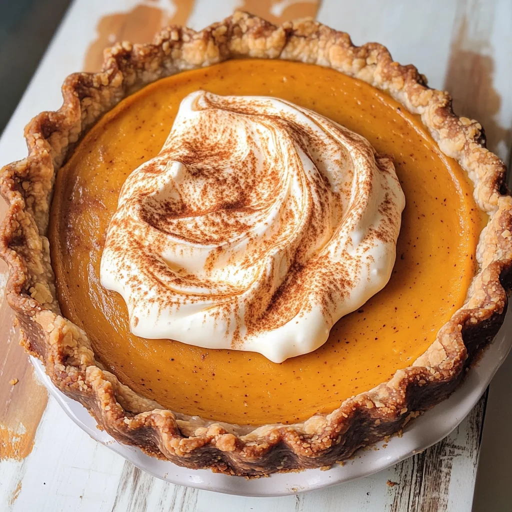 Pumpkin Mascarpone Pie