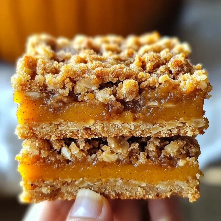Pumpkin Pie Crumble Bars – Easy Fall Dessert Recipe