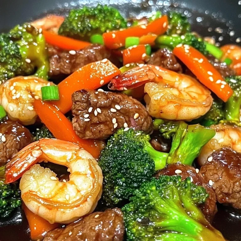 STEAK AND SHRIMP STIR FRY