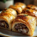 Savory French Onion Sausage Rolls