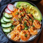 Shrimp Rice Bowls with Spicy Mayo