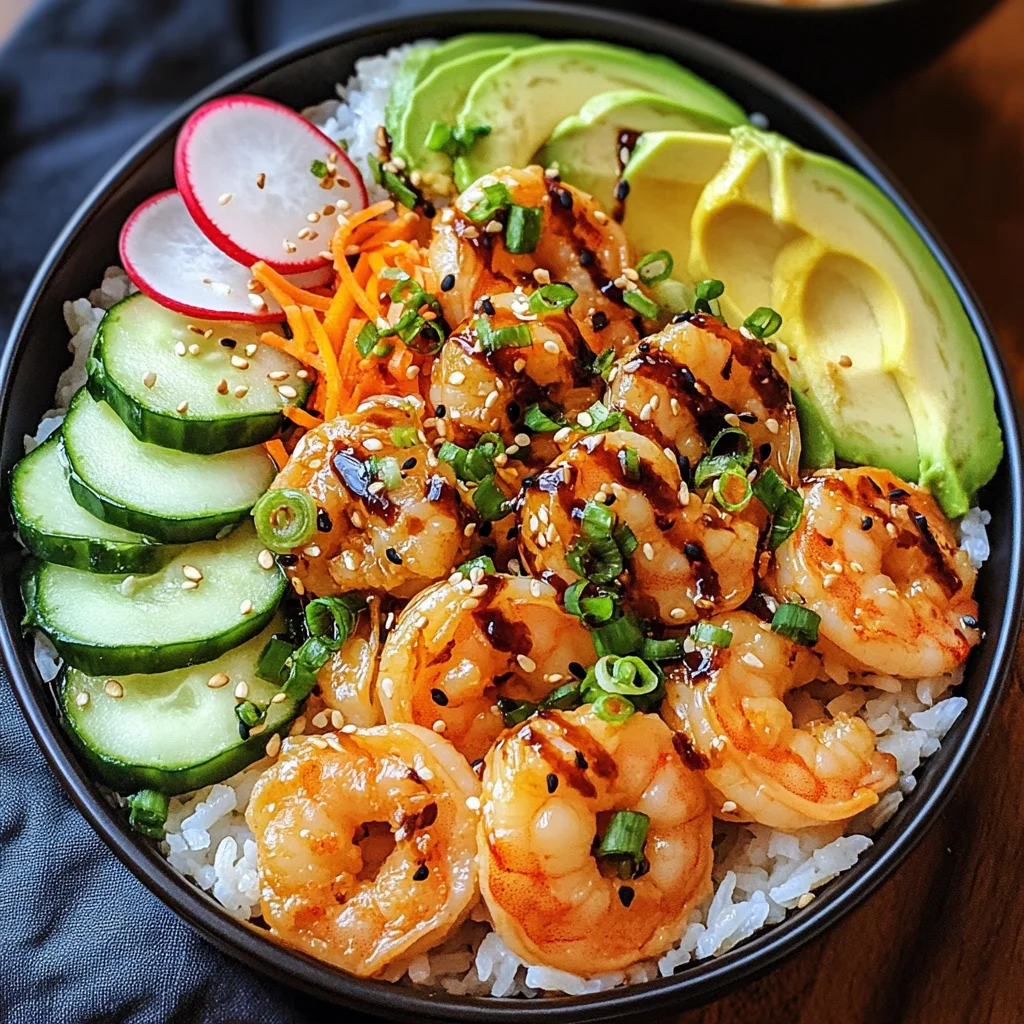 Shrimp Rice Bowls with Spicy Mayo
