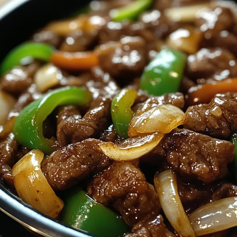 Sizzling Chinese Pepper Steak with Onions
