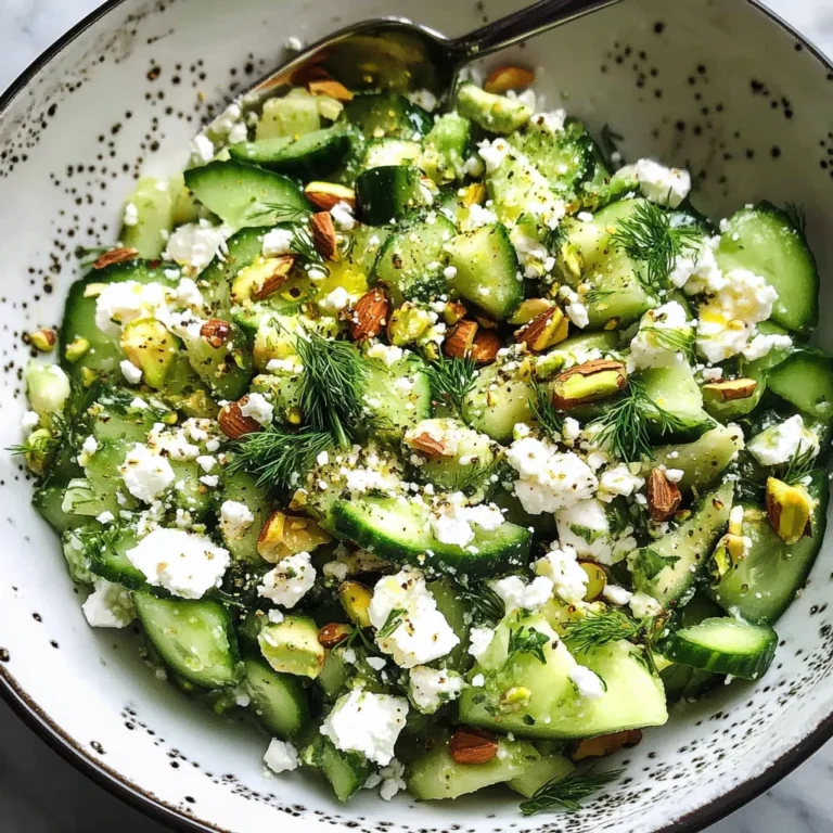 Smashed Cucumber Salad - With Feta and Dill