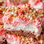 Strawberry Crunch Brownies