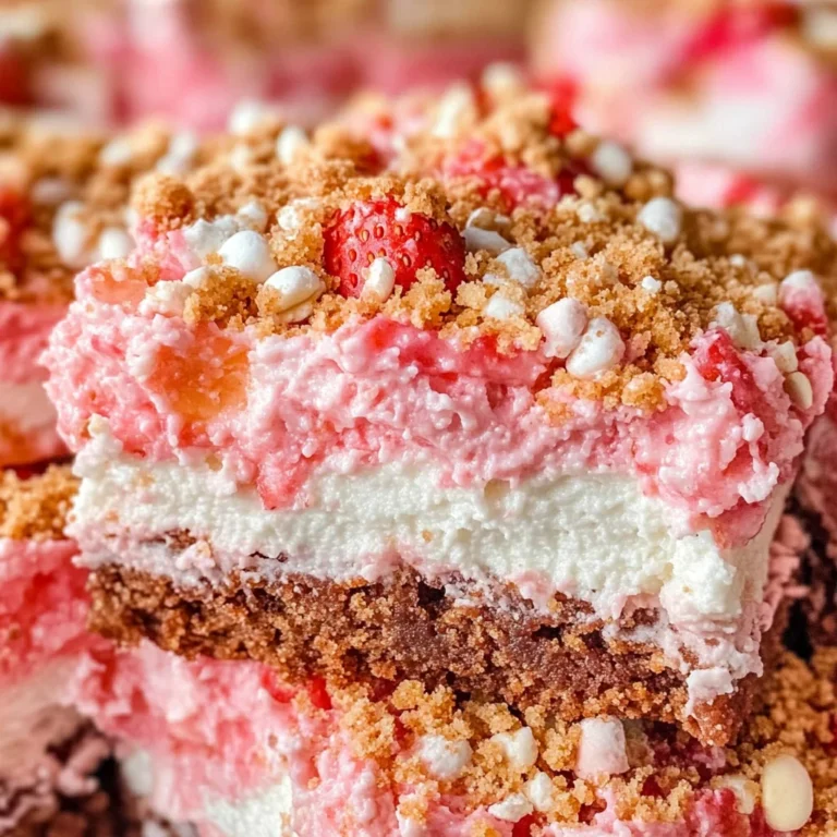 Strawberry Crunch Brownies