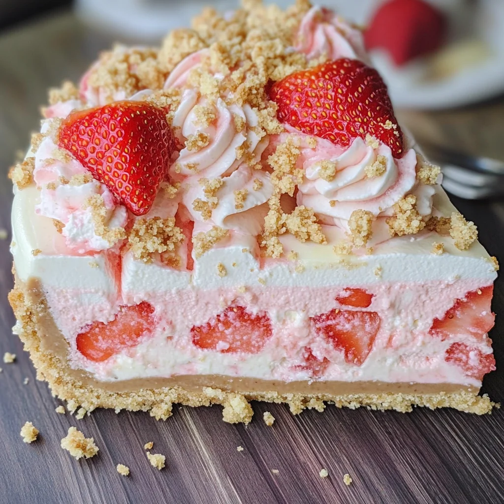 Strawberry Crunch Cheesecake