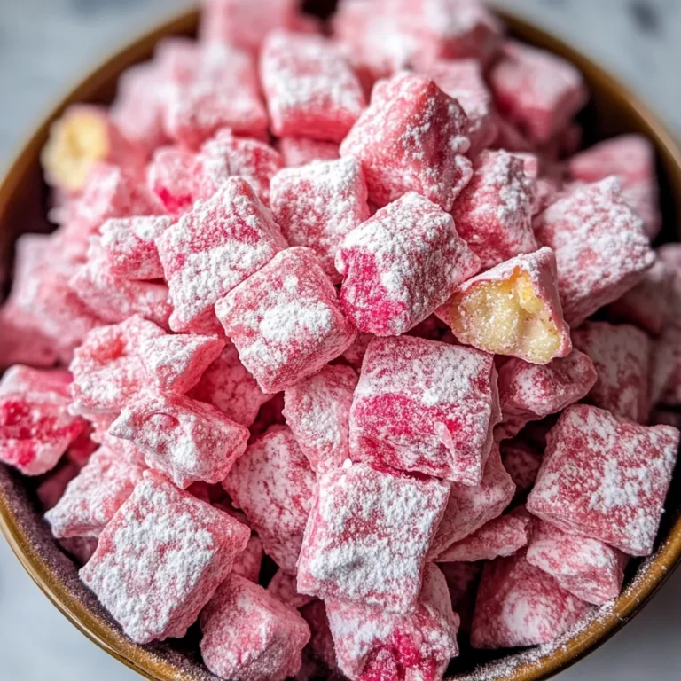 Strawberry Shortcake Puppy Chow
