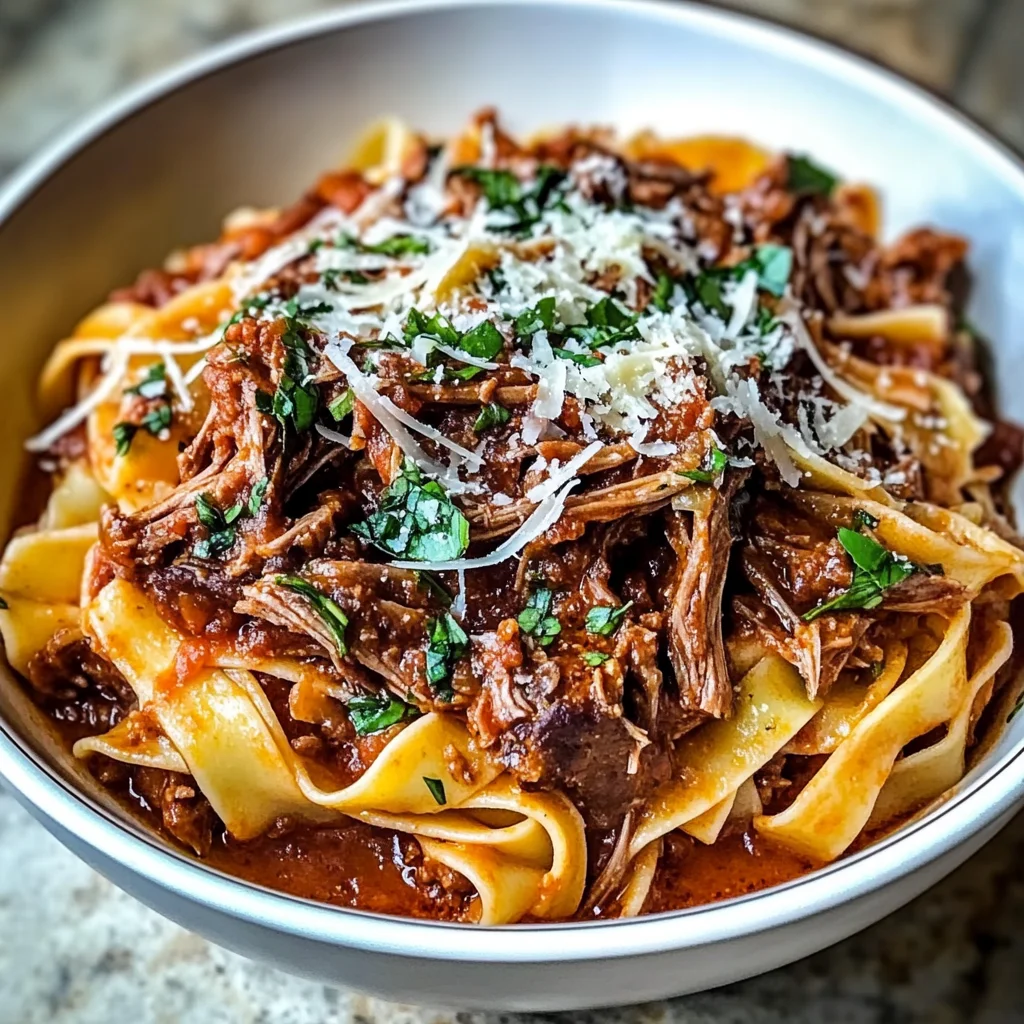 Sunday Slow Cooker Beef Ragu Recipe