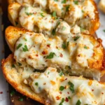 The Viral Chicken Alfredo Garlic Bread I'm Obsessed With