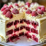White Chocolate Raspberry Dream Cake : A Heavenly Dessert