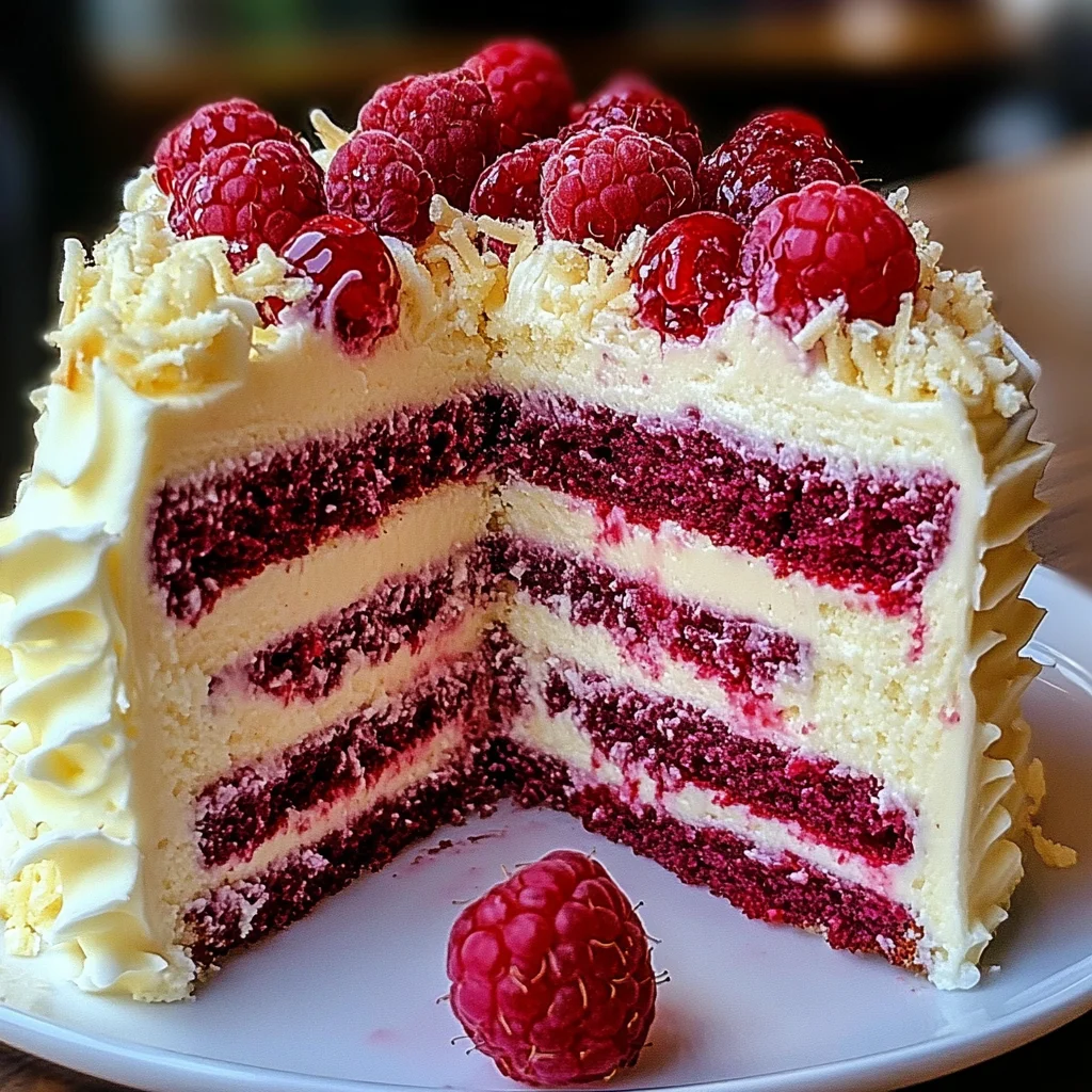 White Chocolate Raspberry Dream Cake – Sweet Easy Recipes Style