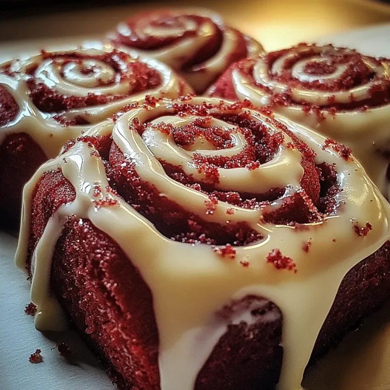 ed Velvet Cinnamon Rolls: A Decadent Twist on a Classic