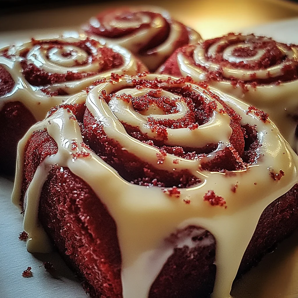 ed Velvet Cinnamon Rolls: A Decadent Twist on a Classic