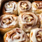 Apple Cinnamon Rolls with Apple Pie Filling