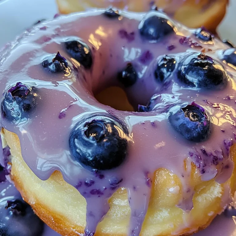 Baked Blueberry Donuts