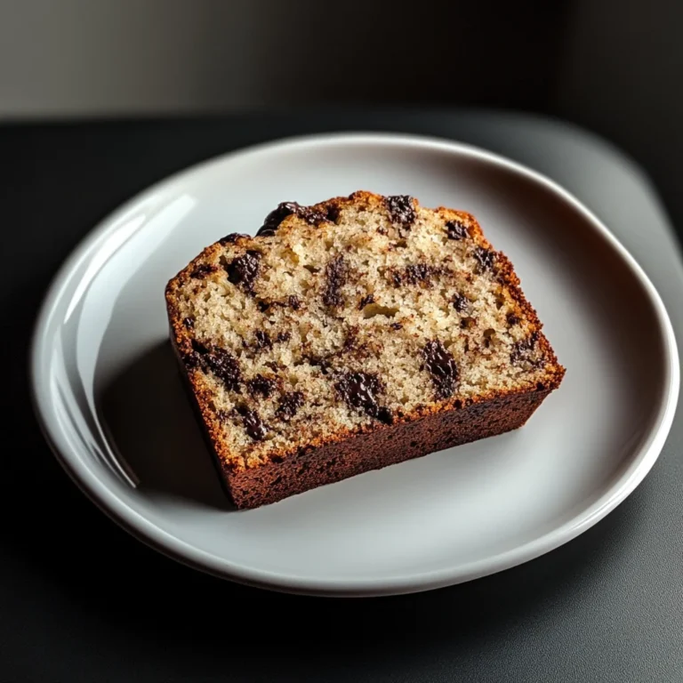 Banana Bread Recipe with Chocolate Chips