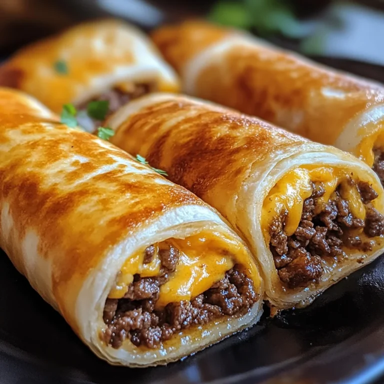 Cheesy Garlic Beef Roll-Ups